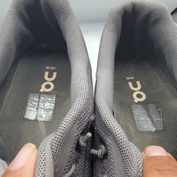 ON Cloud 5 Zinc Shell Womens 10.5 Gray Athletic Shoes Lightweight Breathable - Picture 9 of 12